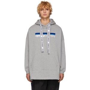 EUC Opening Ceremony Gray Torch Poncho Hoodie. Size XS/S